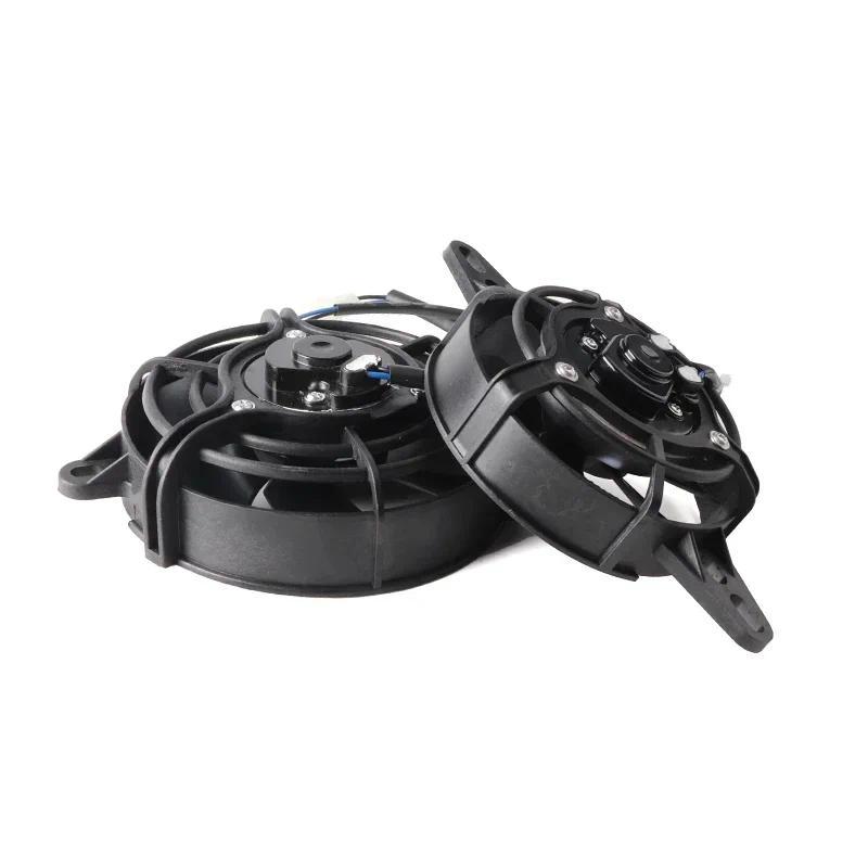 Xe Máy Quạt Làm Mát Động Cơ Đa Năng 12V Tản Nhiệt Dầu Làm Mát Cho 200cc 250cc 300cc Xe Máy Bụi Bẩn X