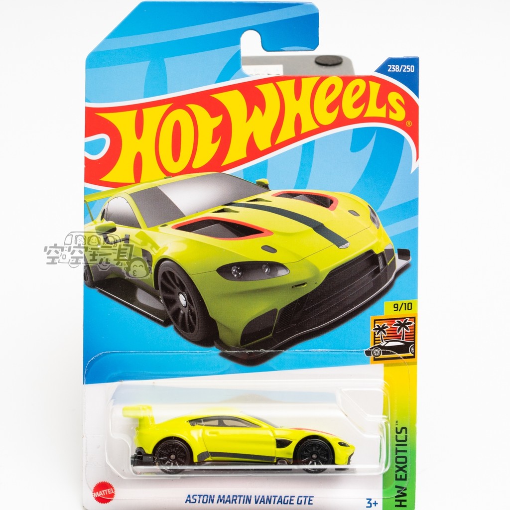 Không. 238 Aston Martin VANTAGE GTE Green Mattel Hot Wheels Hợp kim Xe thể thao nhỏ