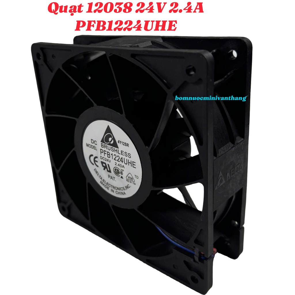 QUẠT TẢN NHIỆT 12038 24V 2.4A PFB1224UHE