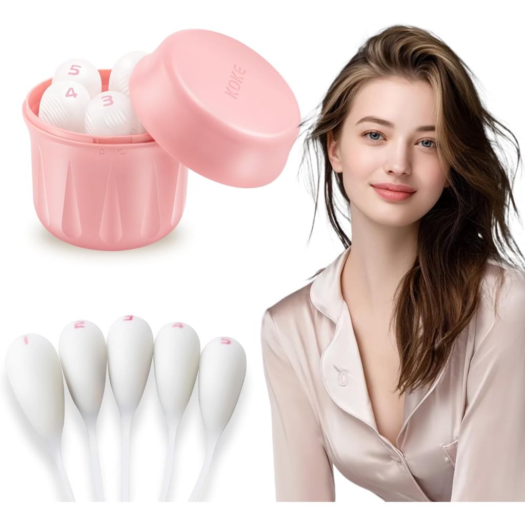 Thiết bị tập thể dục sàn chậu, quả bóng kegel dành cho nữ Bộ bài tập thắt chặt, siết chặt sàn chậu v