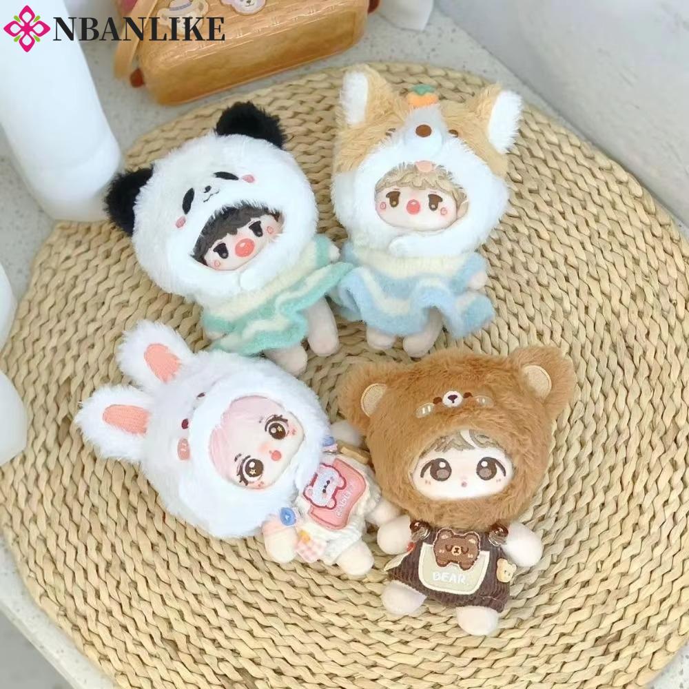 Mũ búp bê cotton thỏ NBANLIKE, Mũ búp bê nhồi bông Kawaii Bear Idol, Sáng tạo mềm mại đáng yêu Phim 