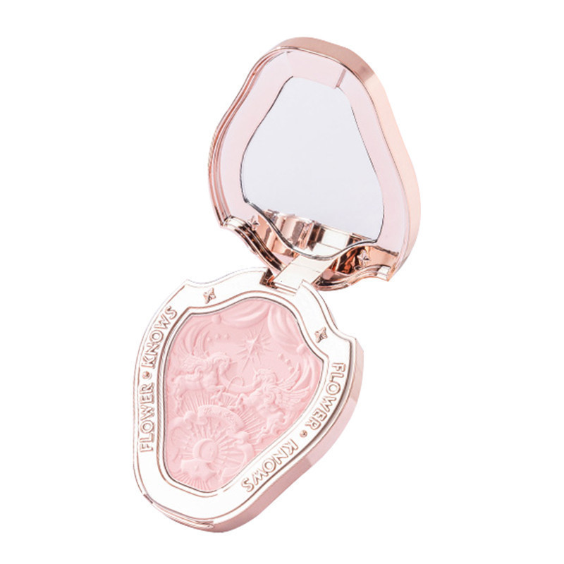 Flower knows blush FLOWER BIẾT Unicorn Blush Powder Bầu không khí ngọt ngào Tinh tế và bột Mờ màu tự