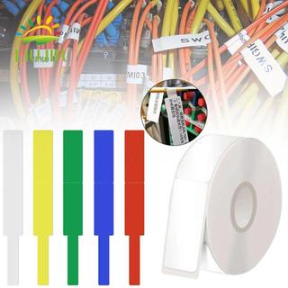 Thẻ nhận dạng dây nhãn cáp LIUJIR, Nhãn dán chống nước Máy in mạng Nhãn dán đánh dấu dây, Giấy nhiệt siêu thị chống rách Giấy dán nhãn nhiệt