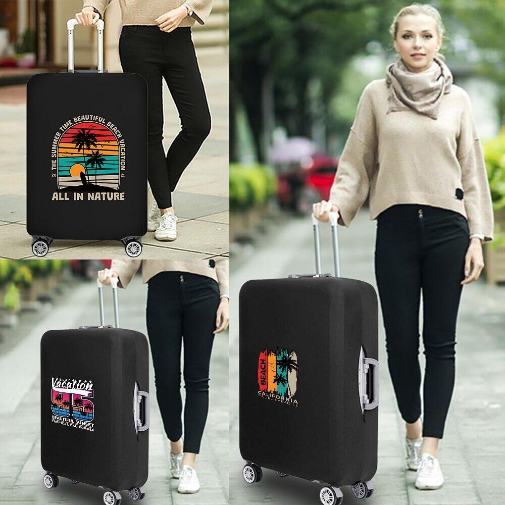 Sarung koper Cover koper Hành Lý Có Ngày Lễ In Bảo Vệ Hành Lý Vali Bảo Vệ Bao Da Căng Bụi Bao