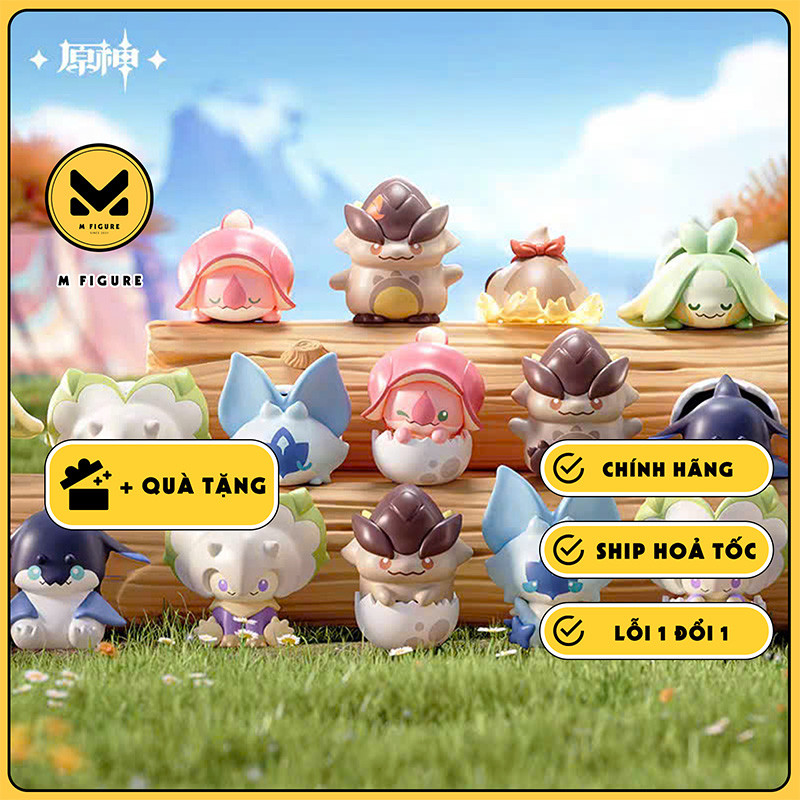 MÔ HÌNH Blind Box Saurian Natlan Mini Figure - Genshin Impact (MiHoYo & Hey Dolls) FIGURE CHÍNH HÃNG