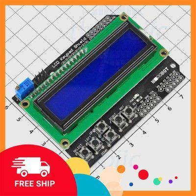 Arduino LCD 1602 Keypad Shield Có Phím Chức Năng 5VDC Điện Tử Tín Phát