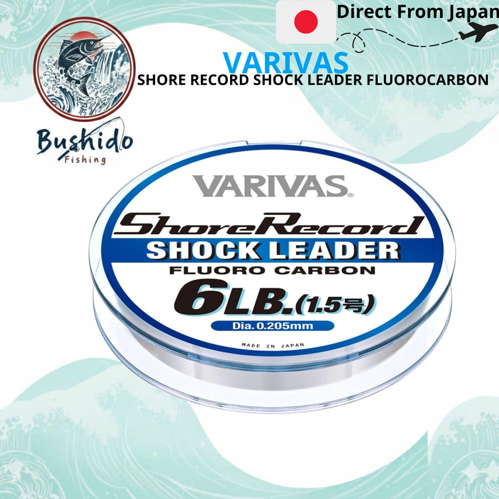 VARIVAS Shore Record Shock Leader Fluorocarbon Fishing Line