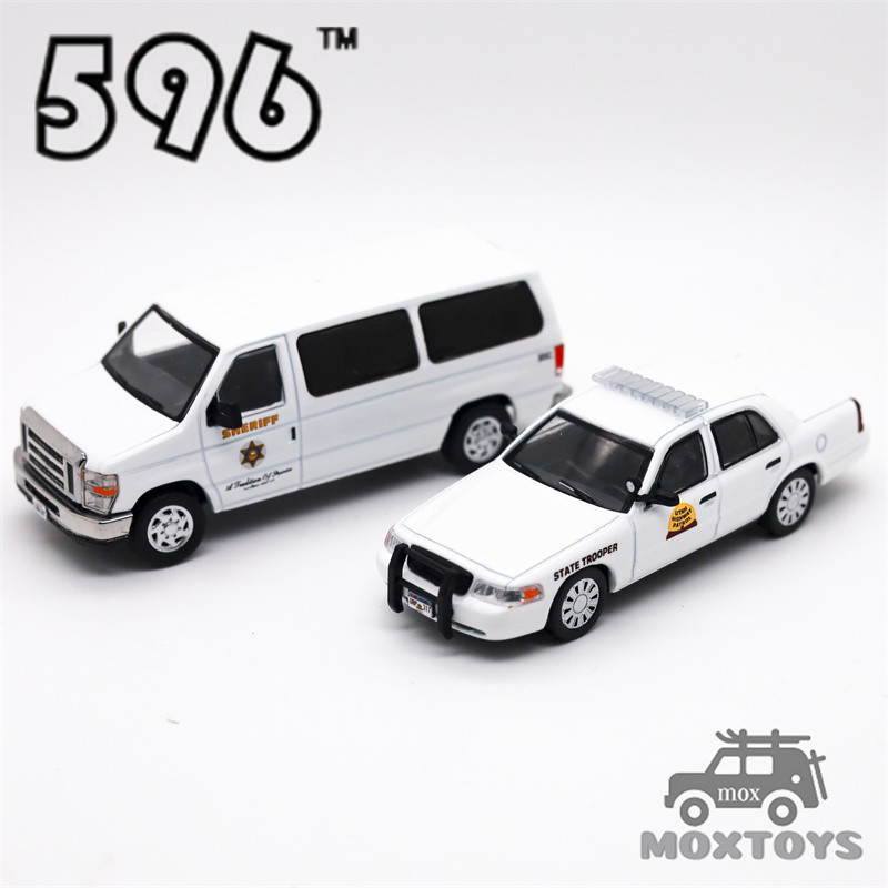 596Model 1: 64 CV Cảnh sát bang Utah / E Los Angeles Cảnh sát trưởng Diecast Model Car