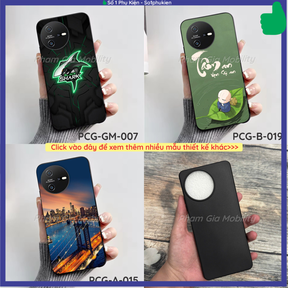 Ốp lưng dành cho Oscal Tiger 12 Tiger12 loại dẻo đen in hình thư pháp, phong cảnh, nhiều mẫu thiết k