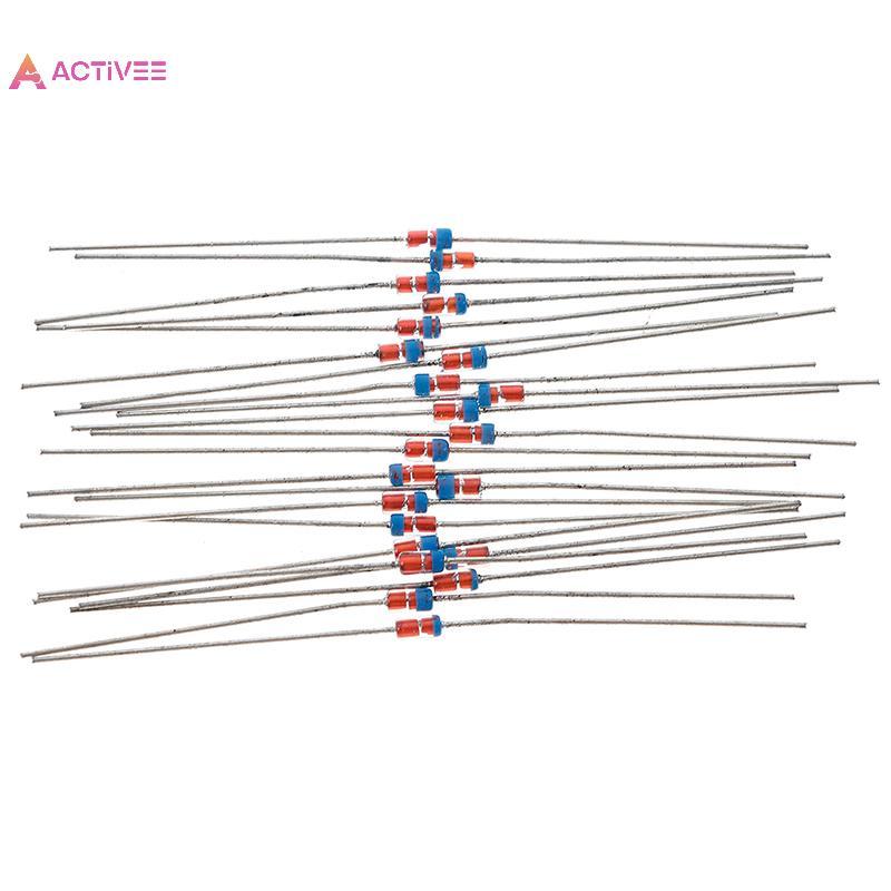 < Activee > 20 Cái 1N34A DO-35 germanium dò diode AM / FM đài phát thanh pha lê Đẹp