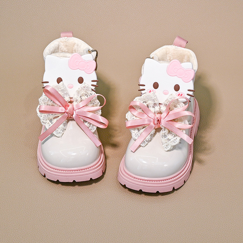 Giày Bốt Bé Gái Giày Bốt Đơn Thu Đông Bé Gái Công Chúa Trẻ Em Giày Bốt Bé Gái Sang Trọng Giày Bốt Ng