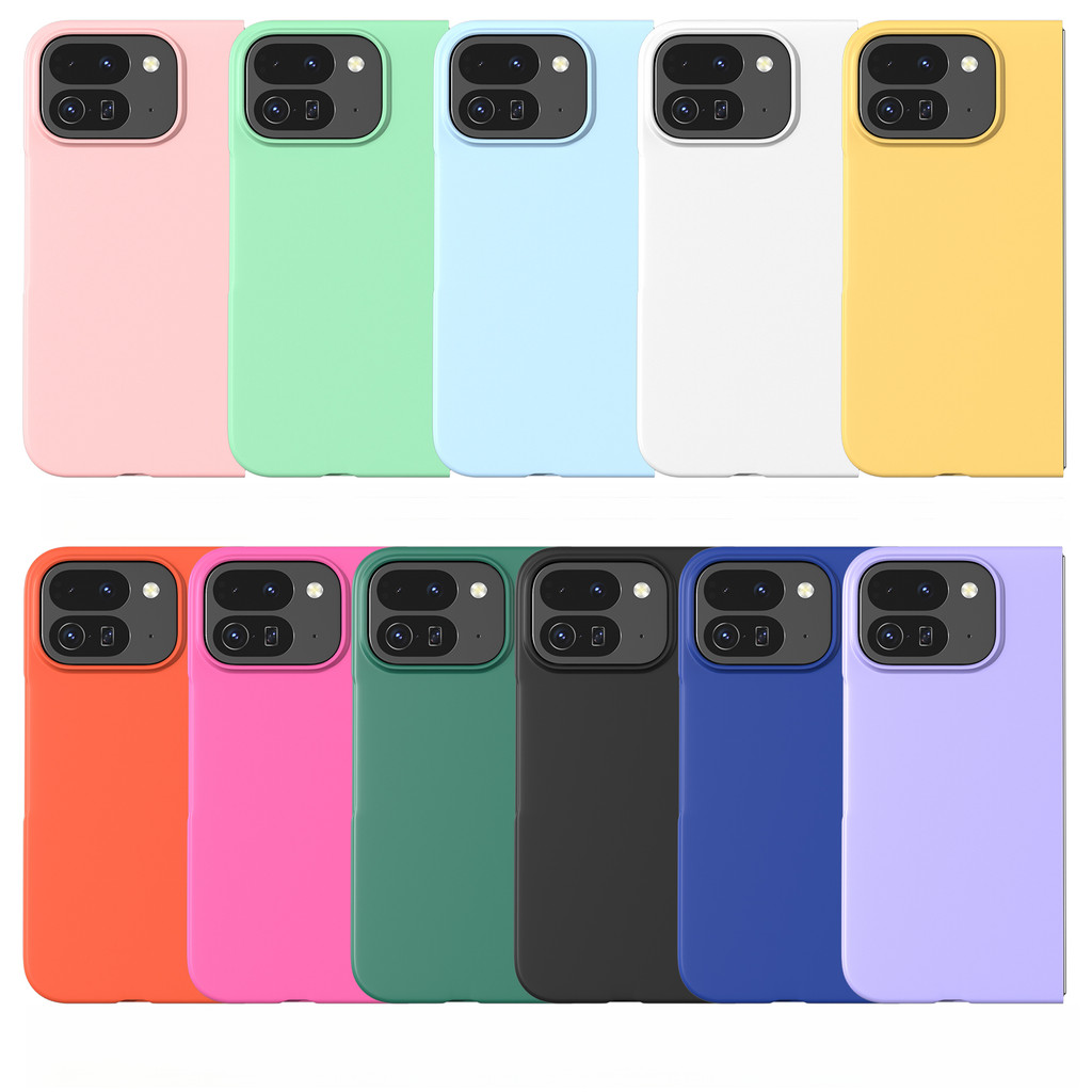 Ốp điện thoại Skin Feel cho PIXEL 10 PRO FOLD Google 9 PRO FOLD Vỏ bảo vệ màu trơn