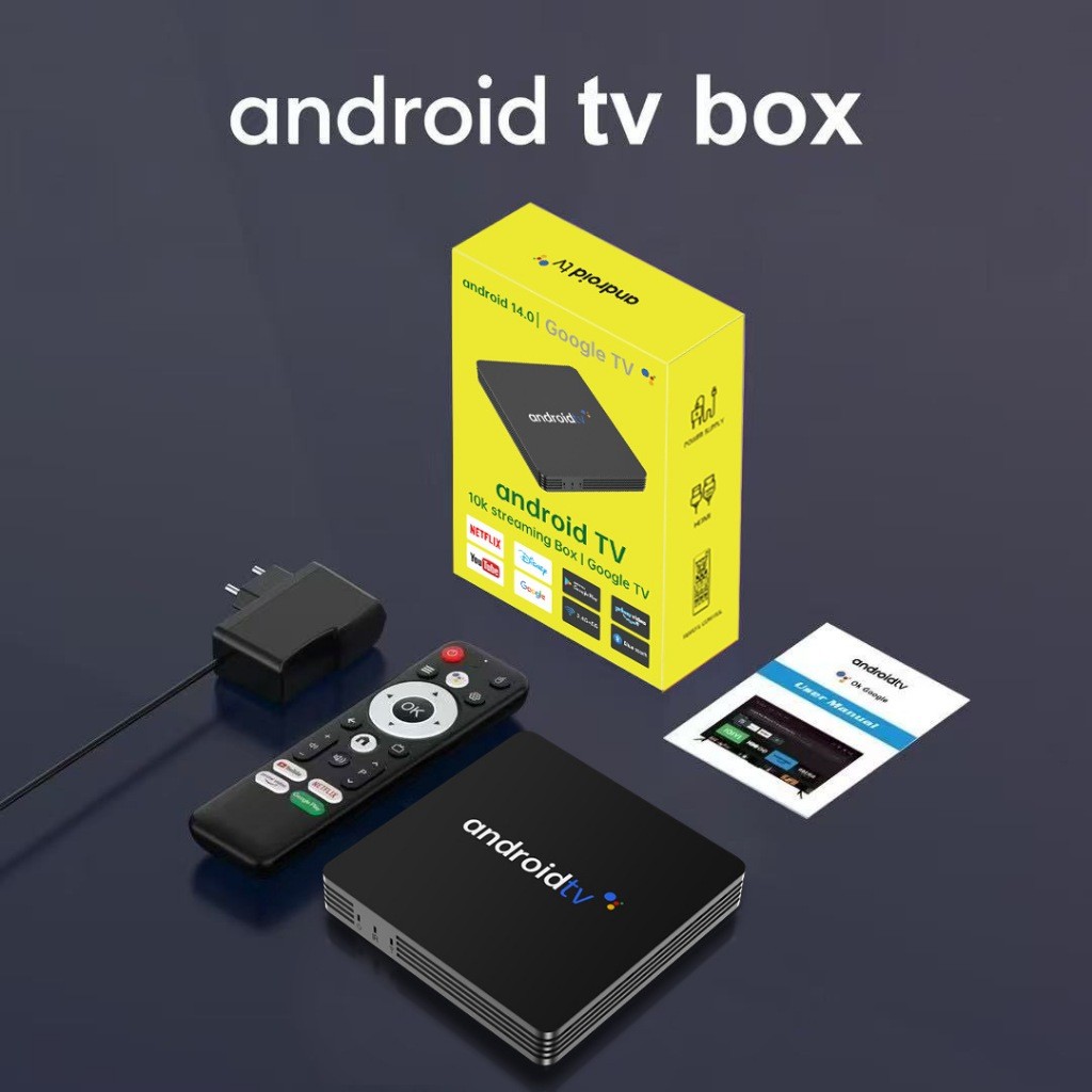 AndroidTV M96 cấu hình RAM 4GB + ROM 32GB Chip Amlogic S905L3. Chuyển TiVi thường thành TiVi thông m