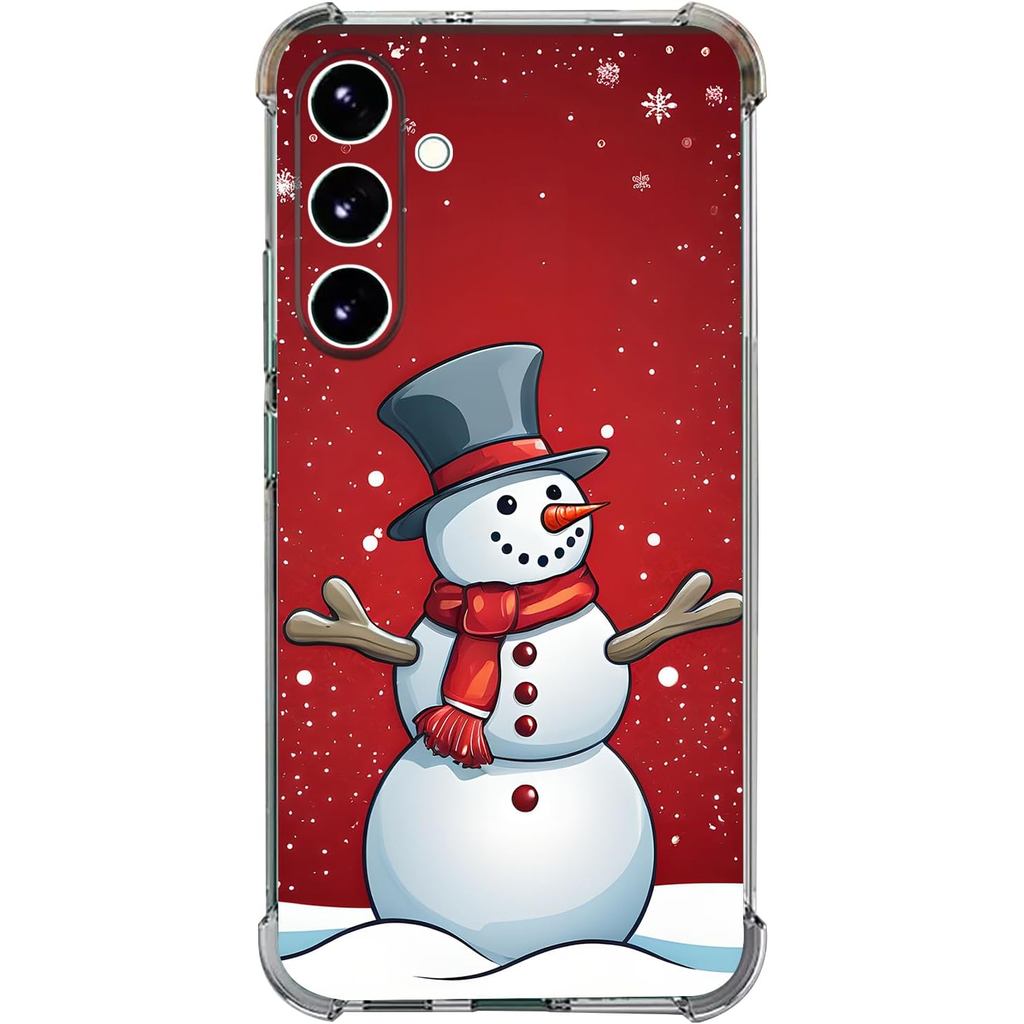 Ốp Lưng Cho Galaxy A36 5G, Dễ Thương Giáng Sinh Người Tuyết Chống Sốc TPU Bảo Vệ Toàn Thân Chống Trầ