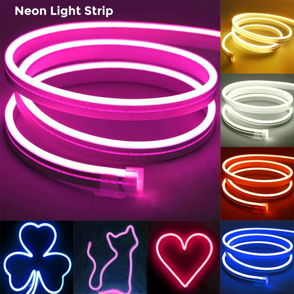 Dải đèn LED neon 24V RGB Dải neon RGB có điều khiển cho chiếu sáng trang trí neon tại nhà