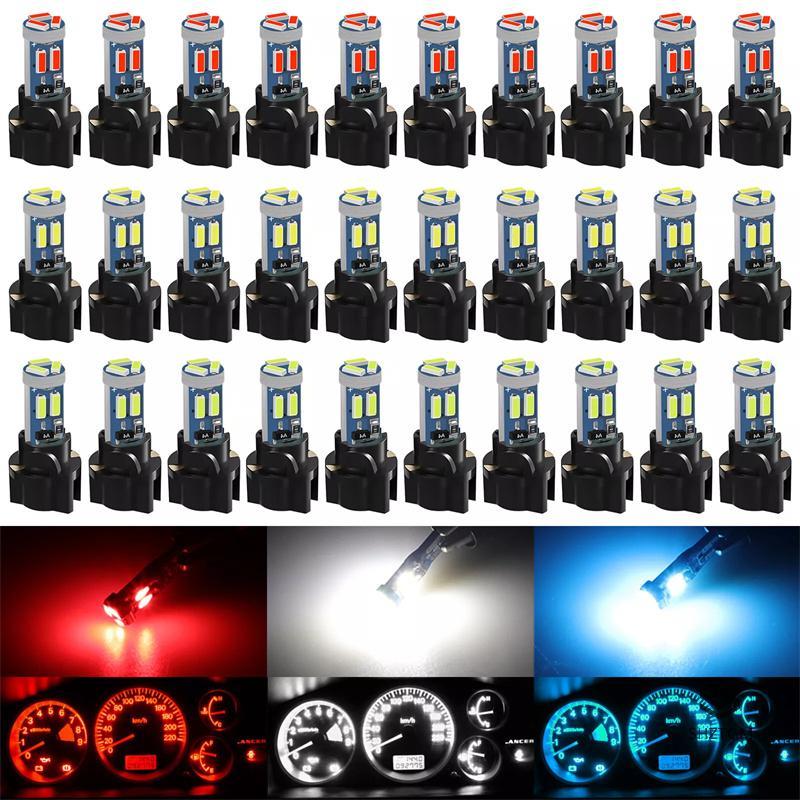 SPEEDO [SHZTGM] 10 Bóng Đèn LED T5 Siêu Sáng 7 Cụm Đồng Hồ Đo Tốc Độ Nhạc Cụ SMD 37 73 74 79 17 57 B
