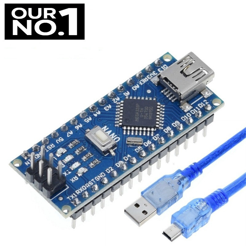 Bộ điều khiển Nano V3.0 ATmega328P tương thích với trình điều khiển USB arduino nano CH340 có CÁP NA