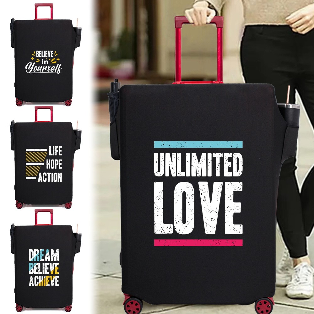 Trolley Baggage Travel Bag Dust Cover Convenient Easy to carry Luggage Cover for  Inch Phrase Patter