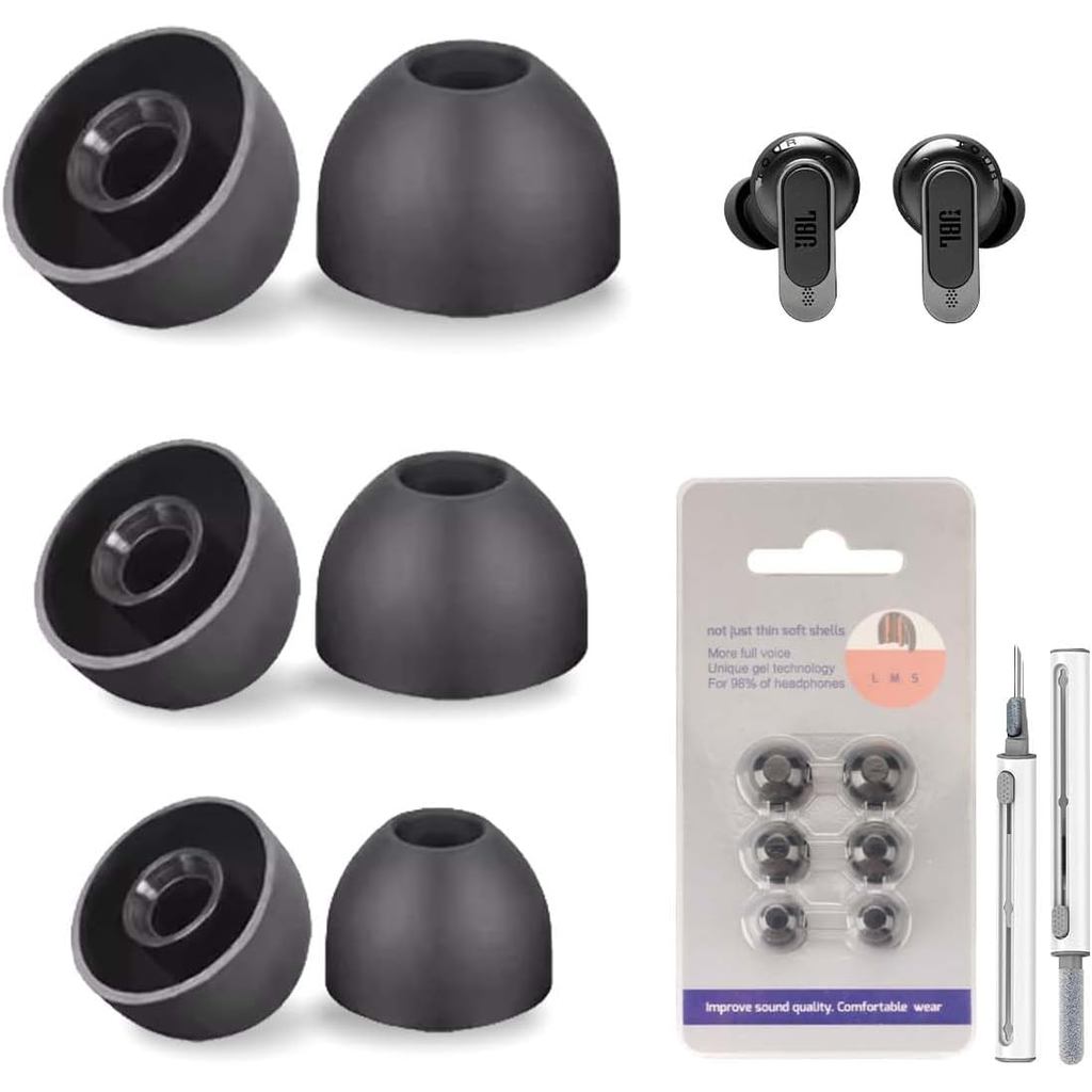 [3 Cặp] Đầu Tai Thay Thế Cho JBL Tour Pro 3, Đầu Tai Chống Trơn Trượt Silicon Cho JBL Tour Pro 3 Phù