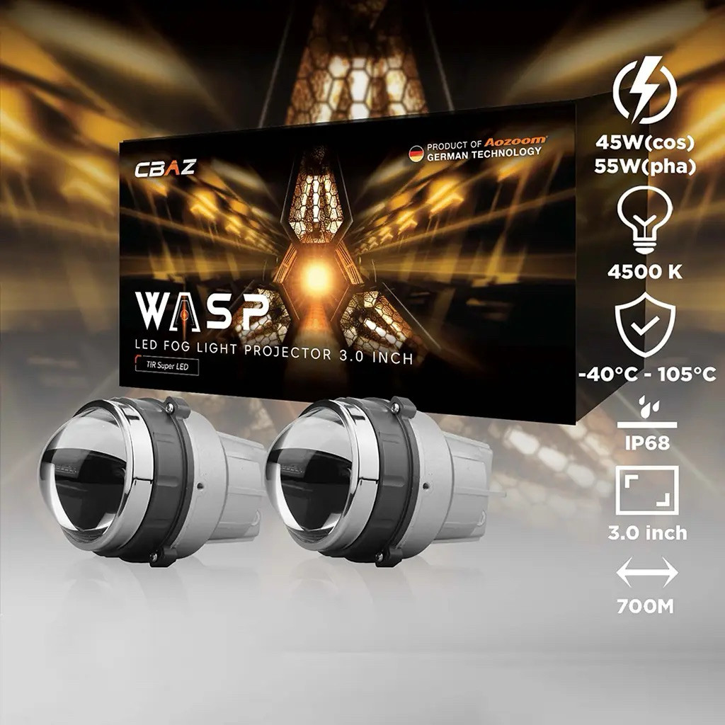 Bi LED Gầm WASP AOZOOM Chính Hãng New 2025
