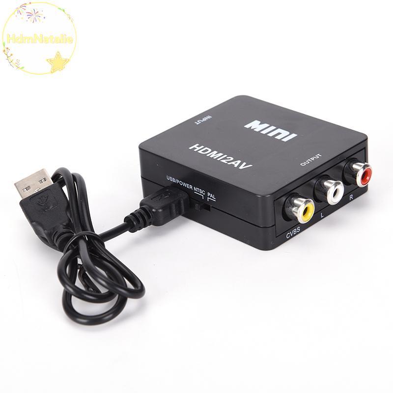 HdmNatalie HDMI Sang RCA AV / CVBS Adapter HD 1080P Mini HDMI2AV Video Converter VN