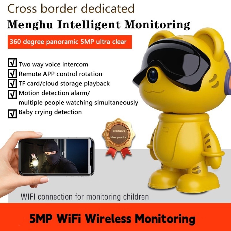 5MP UHD P6Slite APP PTZ IP Dome Camera Full Color Tầm nhìn ban đêm AI Humanoid Phát hiện An ninh gia