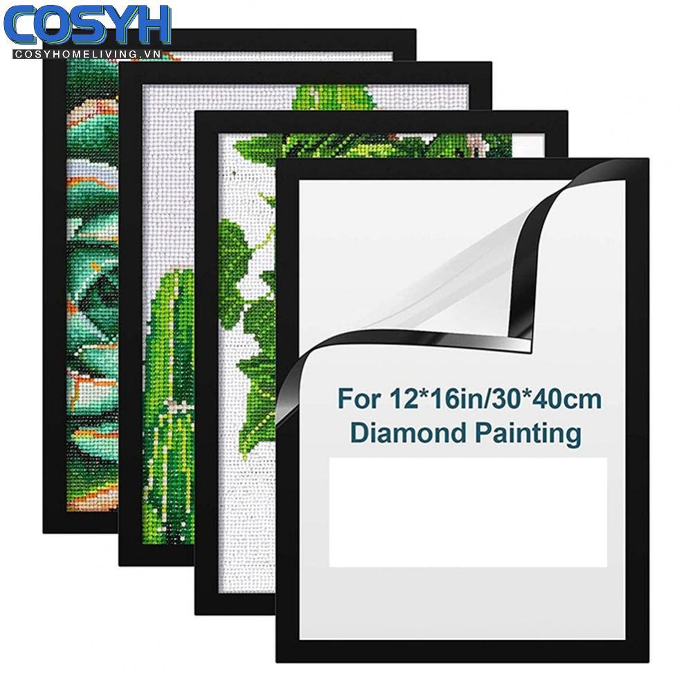 <cosyh>Painting Frame Practical Wall DIY Decor 5D Diamond Painting Black Hotel