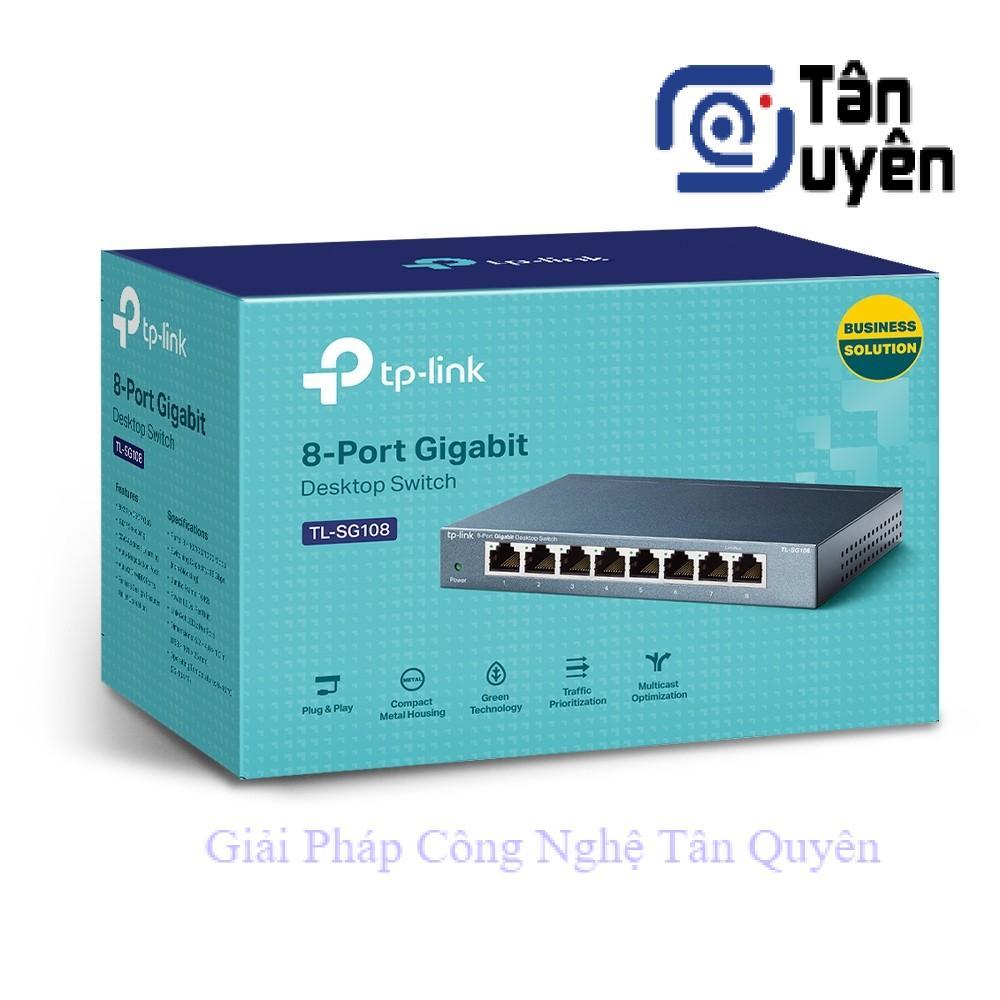 TP-Link TL-SG108 - Switch Để Bàn 8 Cổng Gigabit