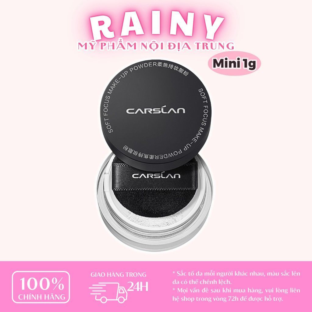 [CARSLAN] Phấn phủ bột Carslan kiềm dầu lâu trôi minisize 1g