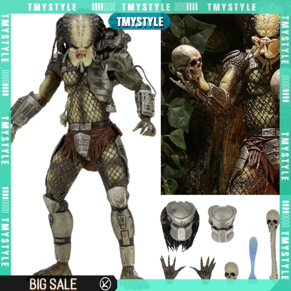 NECA Predator Jungle Hunter Bê tông Jungle Nhân vật hành động Mô hình PVC Jungle Hunter Fuitive Pred