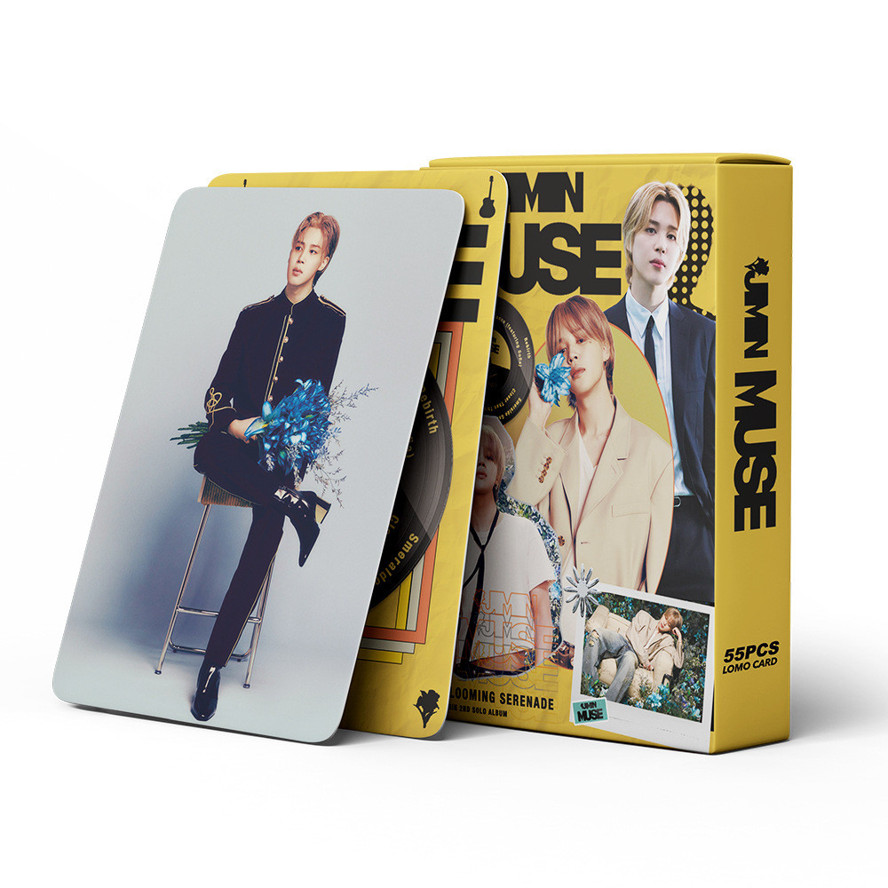 [5.7 * 8.6cm] JIMIN Photocard 55 JIMIN 2ND SOLO Album MUSE Series Photocard Park Jimin