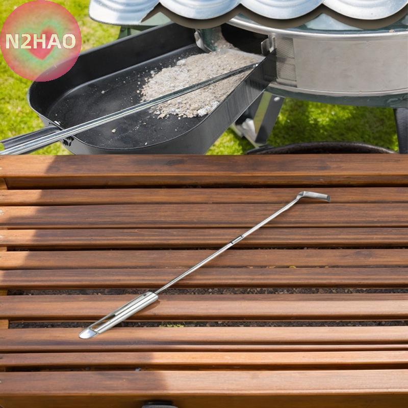 N2HAO Grill Ash Rake Bảo trì tái sử dụng Dụng cụ làm sạch tro BBQ Grill Cleaning Grill Cleaner cho s