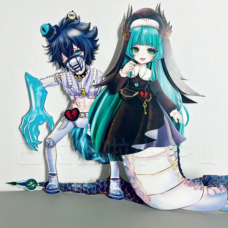 Eggboy Party Hunter Peggy Erin Raymond Crazy Elephant Matte Girl Clown Full Body Movable Paper Man