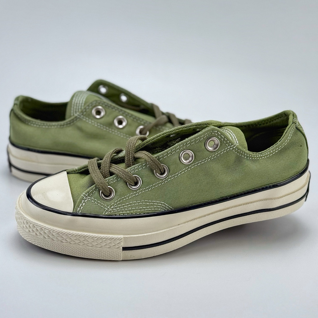 Giày thường ngày Chuck 70s Bơ Green Low cut