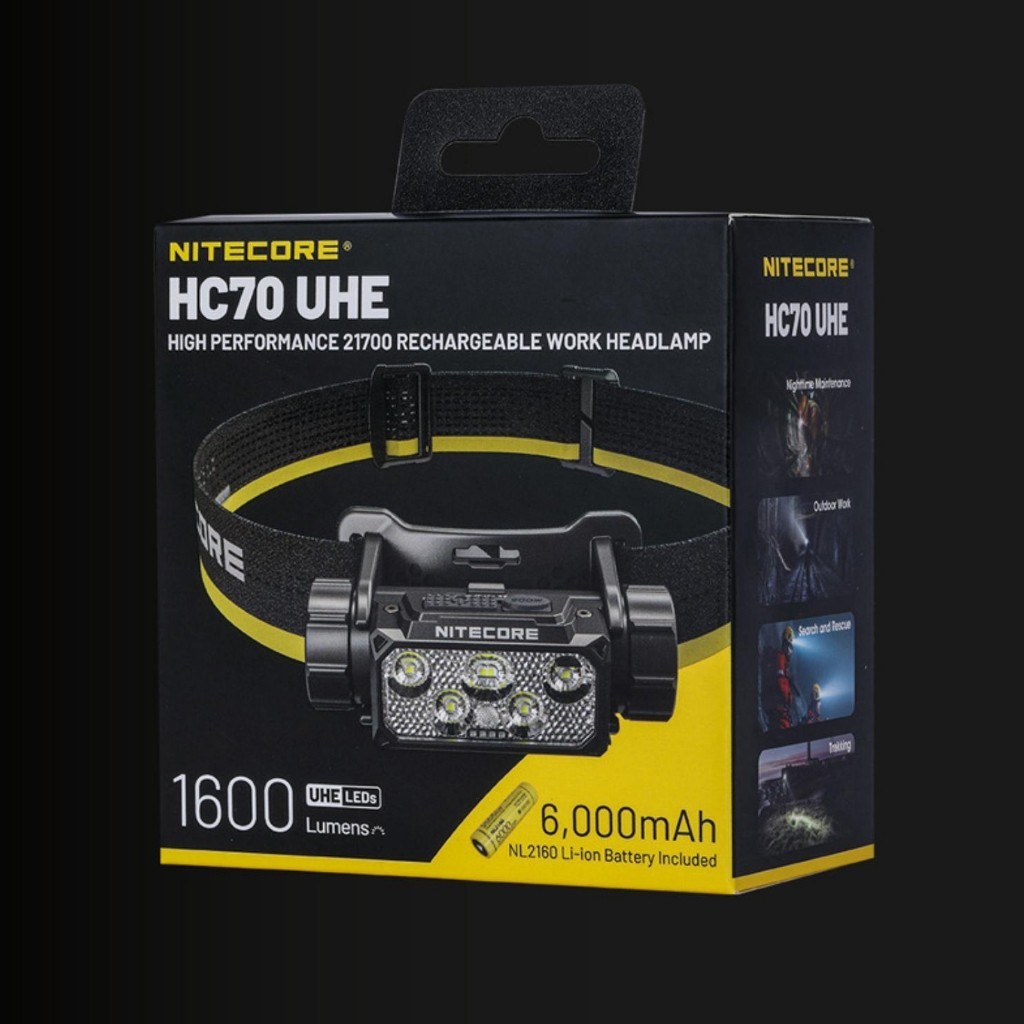 Đèn Pin Đội Đầu Nitecore HC70 UHE 1600lm Chính Hãng