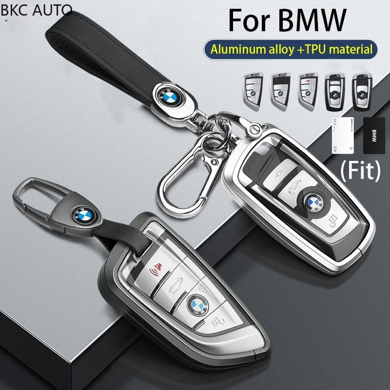 Hình lưỡi dao hợp kim kẽm + Túi chìa khóa TPU cho BMW X1 X3 X5 X6 Series 1 2 3 4 5 7 M5 M6 3GT 5GT C