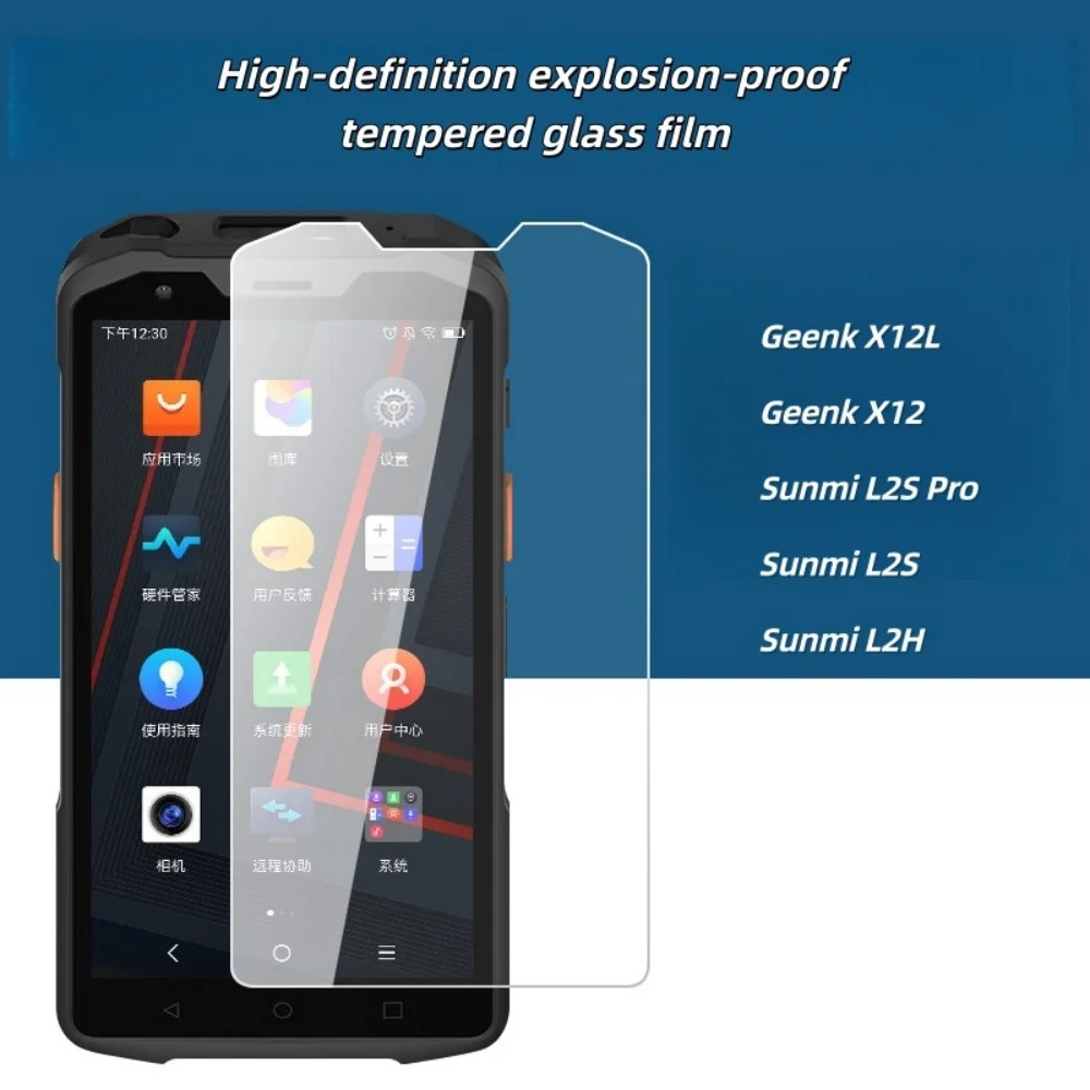 Phim Kính Cường Lực Bảo Vệ Cao Cấp 9H Cho Sunmi L2S Pro L2S L2H Bảo Vệ Màn Hình Cho Geenk X12L X12