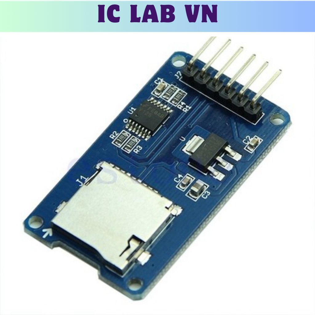 [2 Cái]- Micro SD Card Module TF SPI Ic Lab VN