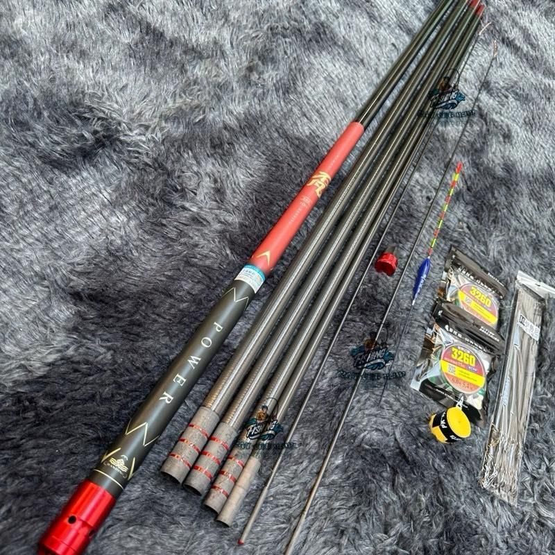 Cần Câu Tay Handing Ryuki Bất Phàm 10H Săn Hàng + Quà Tặng (1 Ngọn Zin, 2 Trục, 1 Phao, 1 Thẻo, 1 Cu