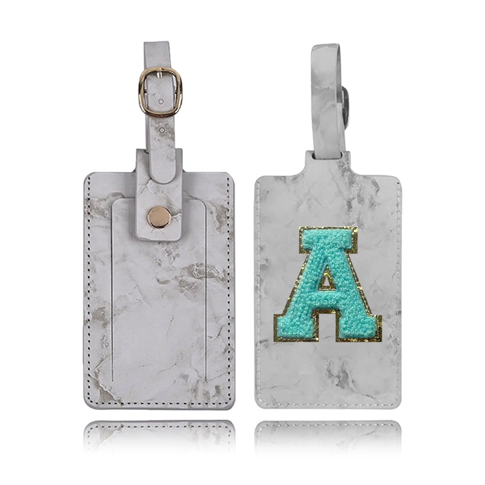 Nhãn koper Grey Thông tin thẻ hành lý đã kiểm tra hộp hành lý chống mất mát tấm nhận dạng Xanh lá câ