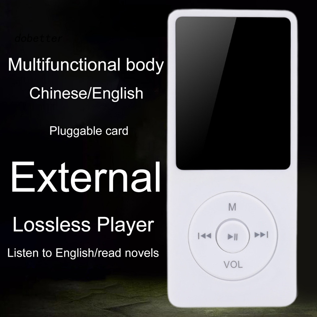 < Dobetter > Máy nghe nhạc Mp4 với bộ nhớ 16gb Máy nghe nhạc Mp4 âm thanh chất lượng cao Máy nghe nh