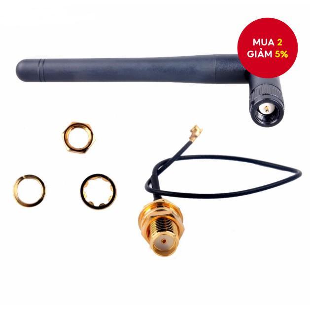 Antenna WiFi với cáp SMA 3DBI, anten U.FL đến CC3000 ESP8266.