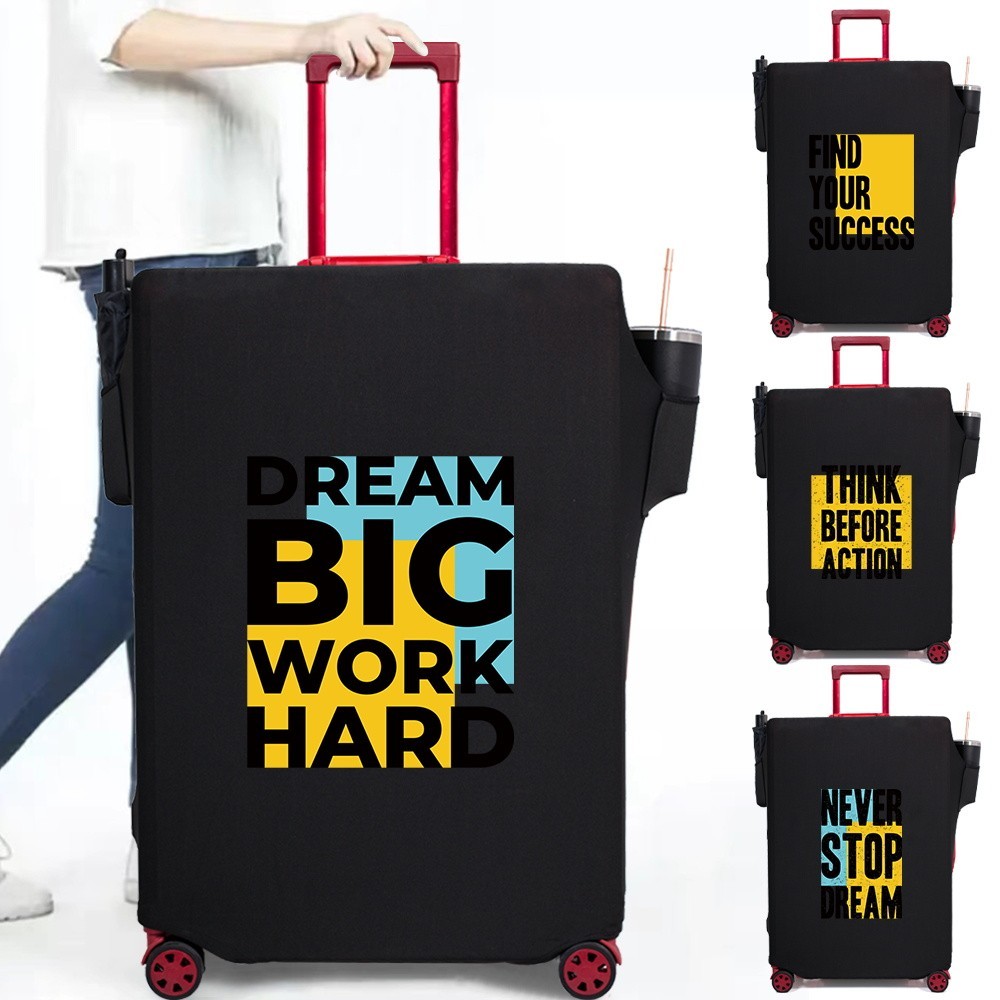 Luggage Cover for 18-32 Inch Luggage Aesthetically pleasing Protector Anti-Dust Luggage Cover Font P