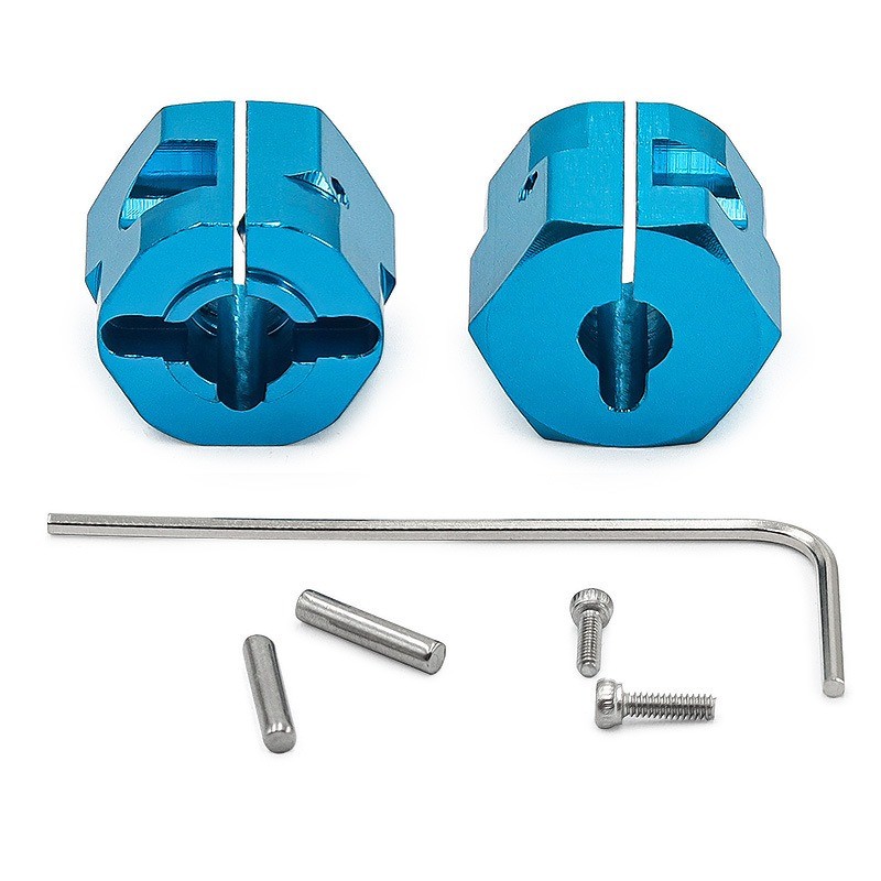 RC 2 Chiếc Kim Loại 12 Mm Bánh Xe Lục Giác Hub Adapter 54610 Cho Tamiya WR / GF / G6 Series WR02 GF0