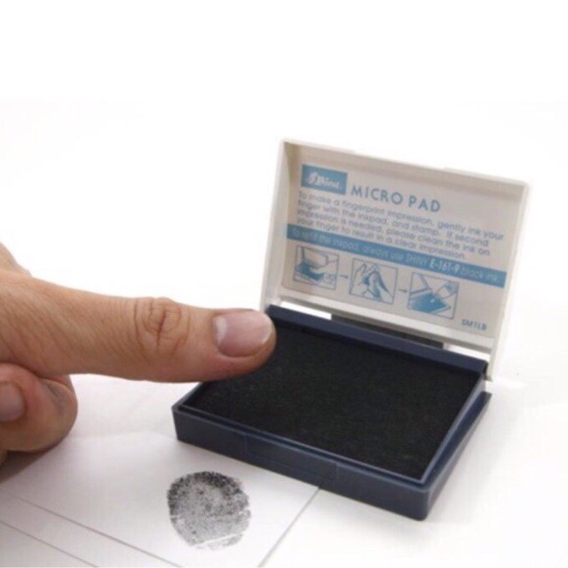 Tampon lăn dấu vân tay Shiny / Khay mực lăn tay Shiny SM - 1