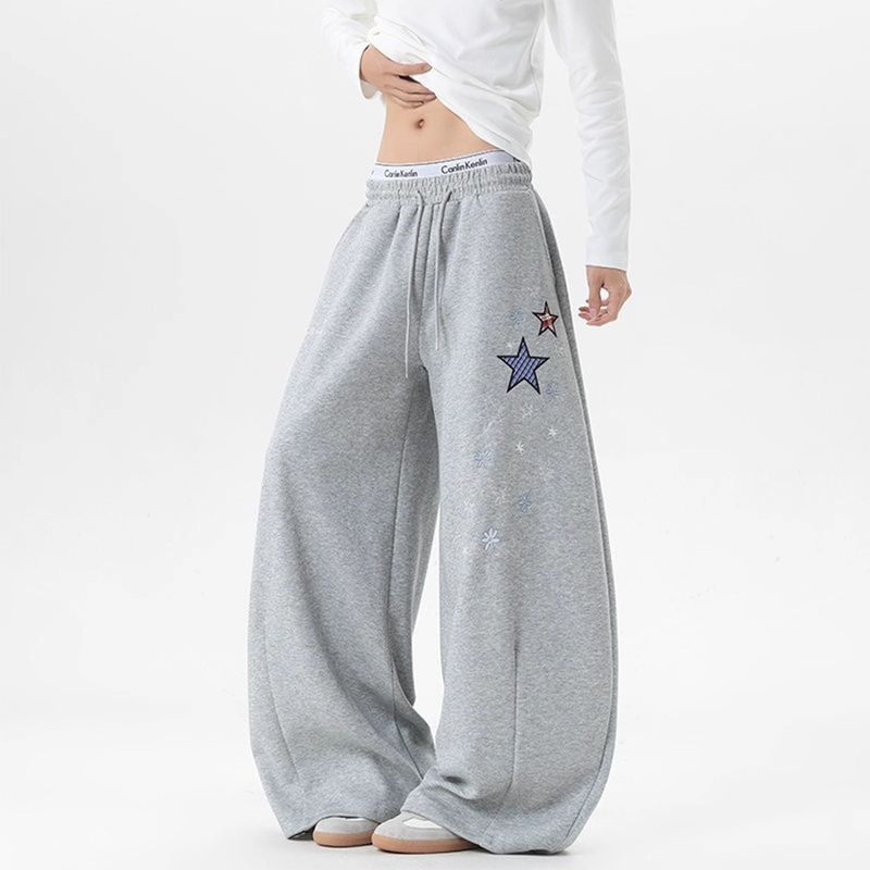Quần thường ngày Quần ống rộng Quần ống rộng trung tính hàng ngày Joker Quần thoải mái