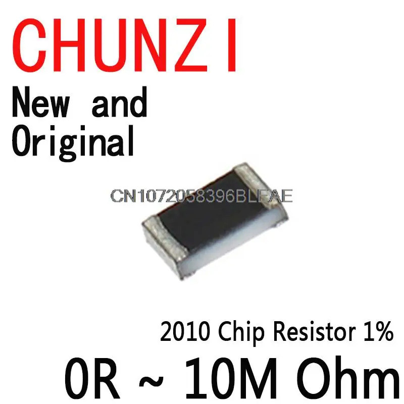 Bộ 50 2010 1% Điện Trở SMD 0R ~ 10M 3 / 4W 0 1 10 100 150 220 330 ohm 1K 2.2K 10K 100K 220K 0R 1R 10