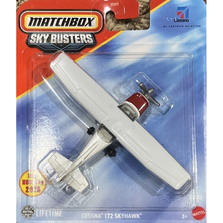 Hộp diêm 2025 Sky Busters Cessna 172 Skyhawk - Mới Trong Hộp # JDJ05