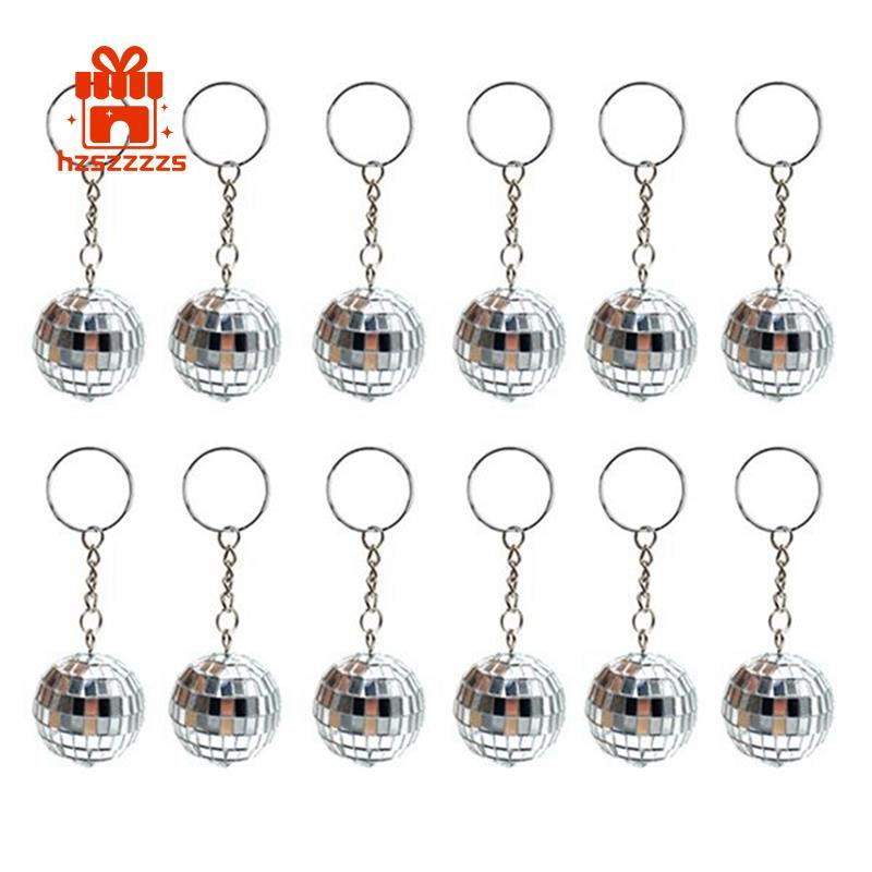 72 Chiếc Disco Bóng Móc Khóa 70 Mini Disco Móc Khóa Bóng Disco Móc Khóa Disco Bóng Tiệc Cho 1970 Phụ