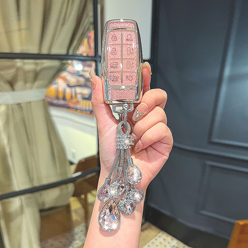 Chuyên dụng Genesis Genesis Key Cover G80 / G70 / GV80 / GV70 Xe Shell Buckle Bag Nam Cao Cấp 0JZG